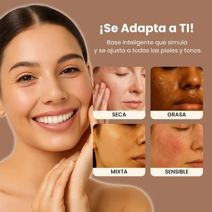 Lumière Skin™ – Base 4 en 1 que se adapta a tu tono de piel