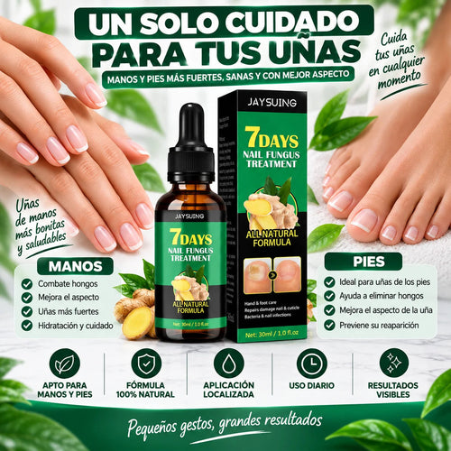JaySuing™ — Aceite de Uñas Tea Tree + Jengibre (Pack 2)